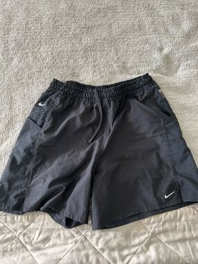 NIKE APS Shorts xl Mens Black White Dri Fit ADV Training